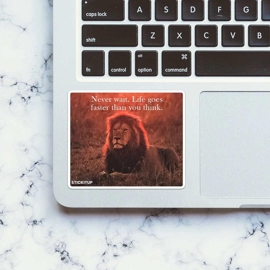 Never wait Sticker - Image 4