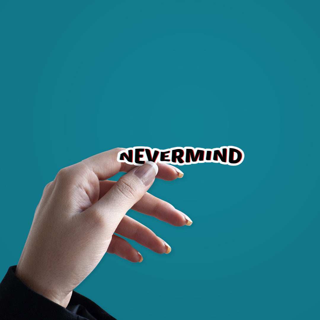 Nevermind Sticker - Image 2