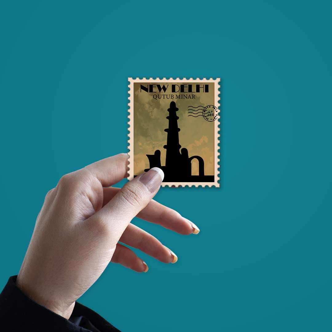 New Delhi - Qutub Minar Sticker - Image 2