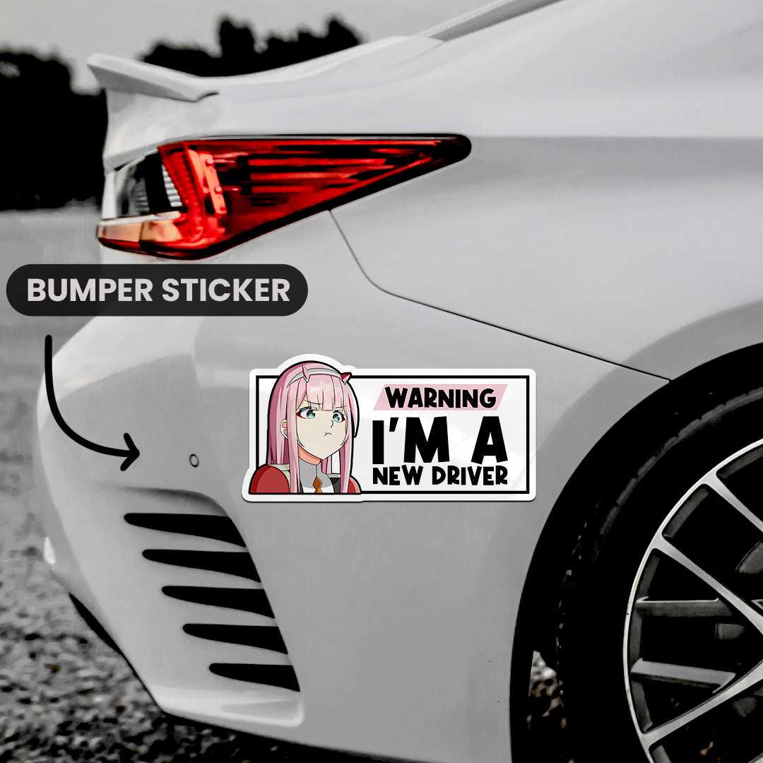 New Driver Bumper Sticker - Image 3