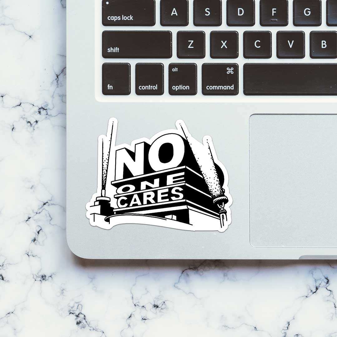 No one Cares Sticker - Image 5