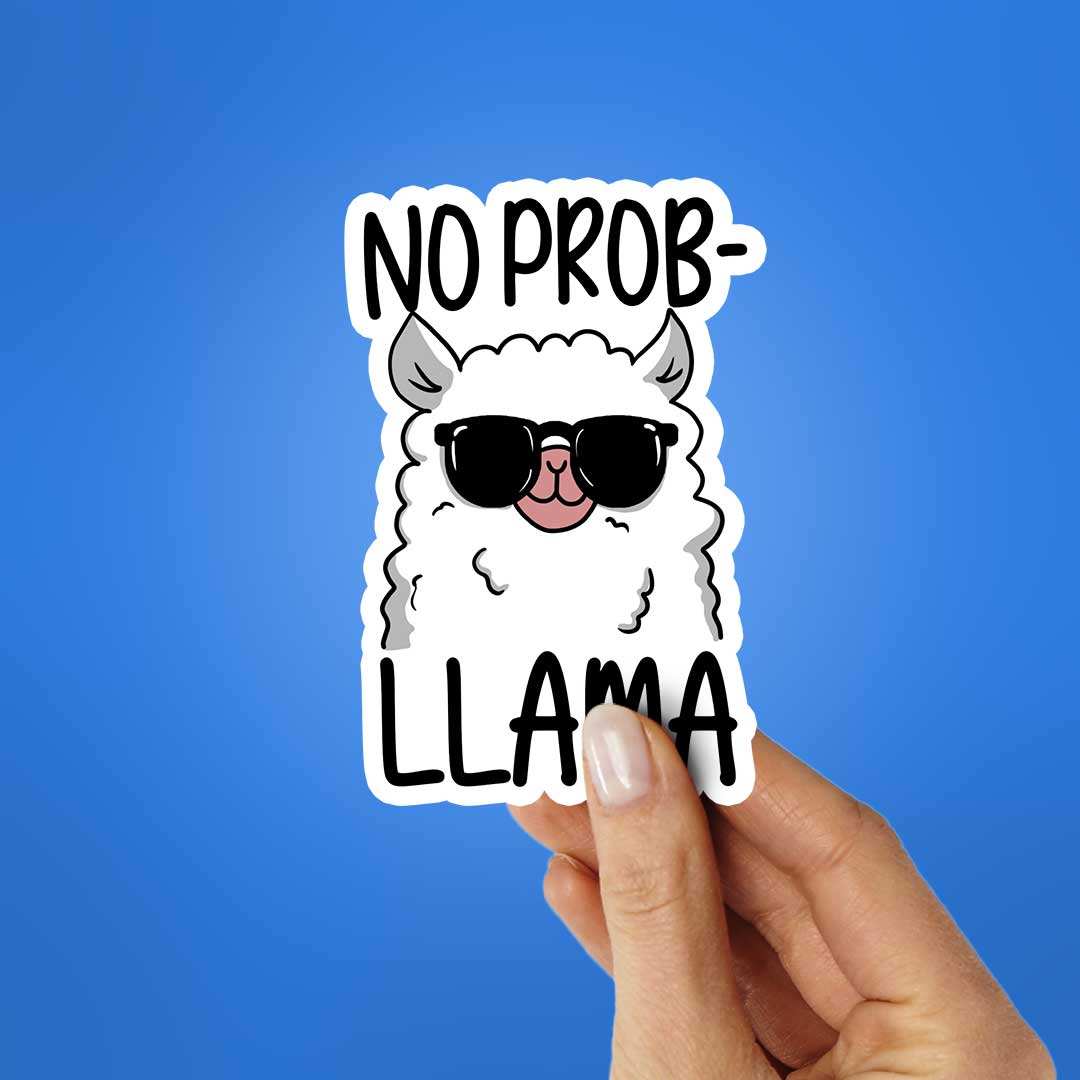 No Problem Sticker - Image 2