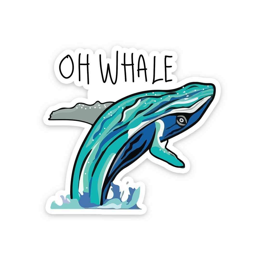 Oh whale Sticker - Image 5