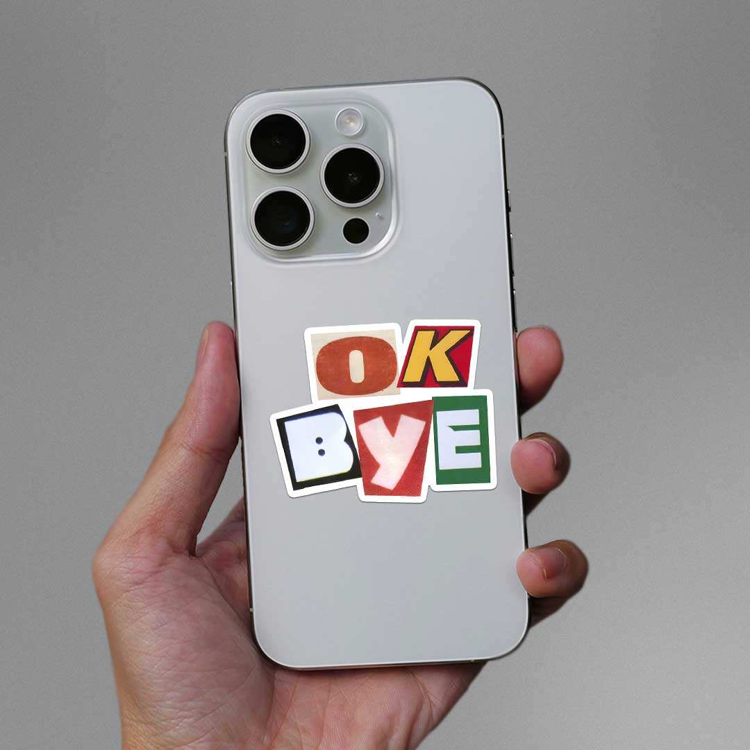 Ok Bye Sticker - Image 3