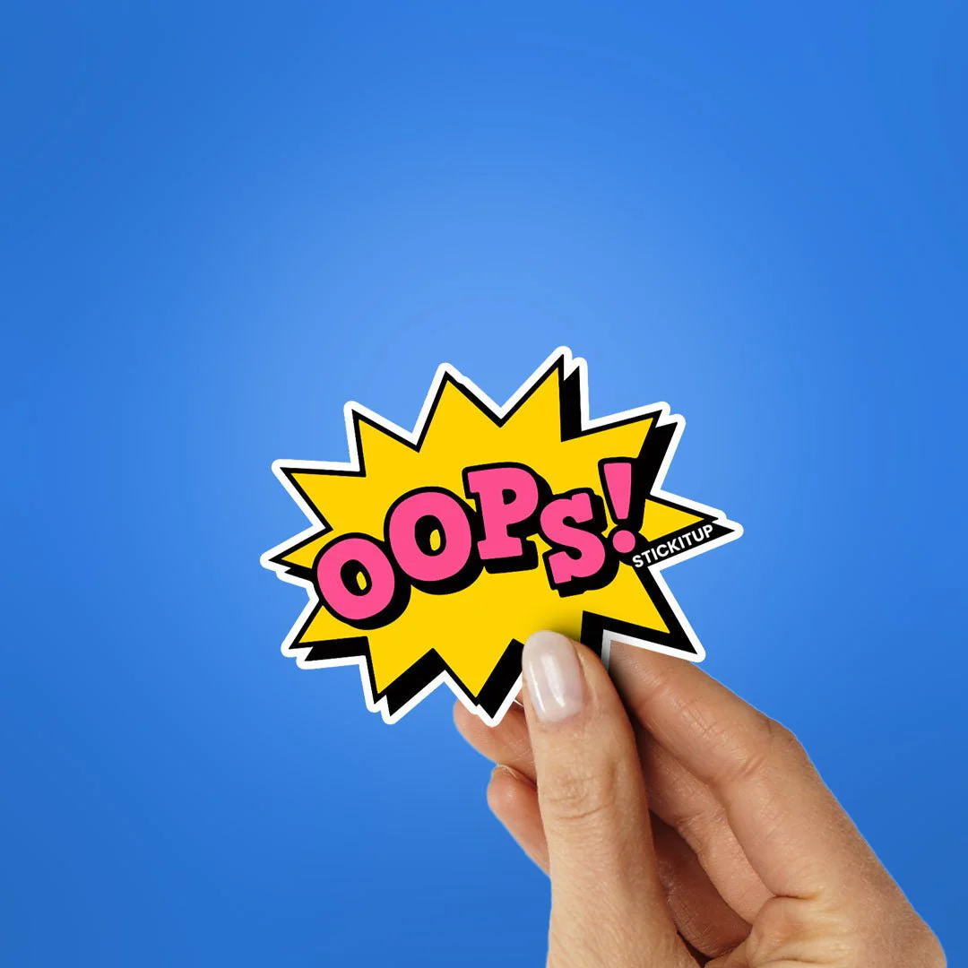 Oops Sticker - Image 2