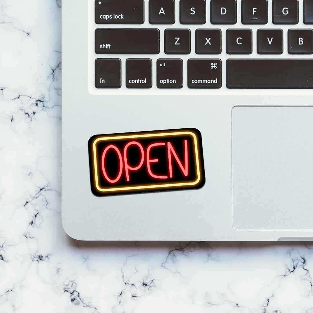Neon Open Sticker - Image 4
