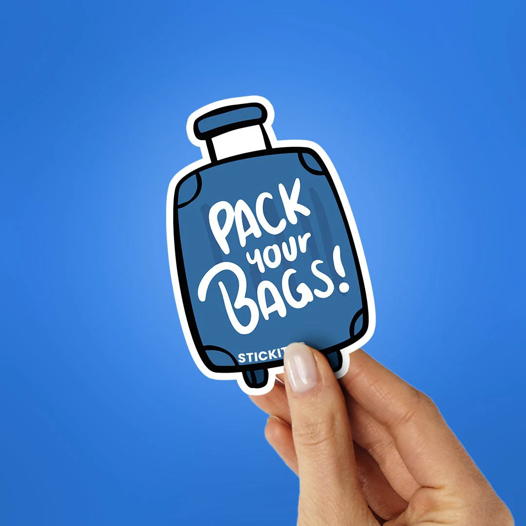 Pack your bags Sticker - Image 2