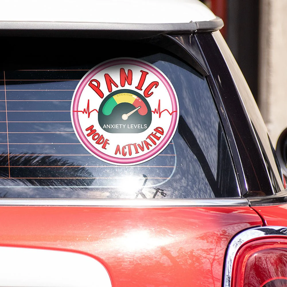 PANIC Bumper Sticker - Image 3