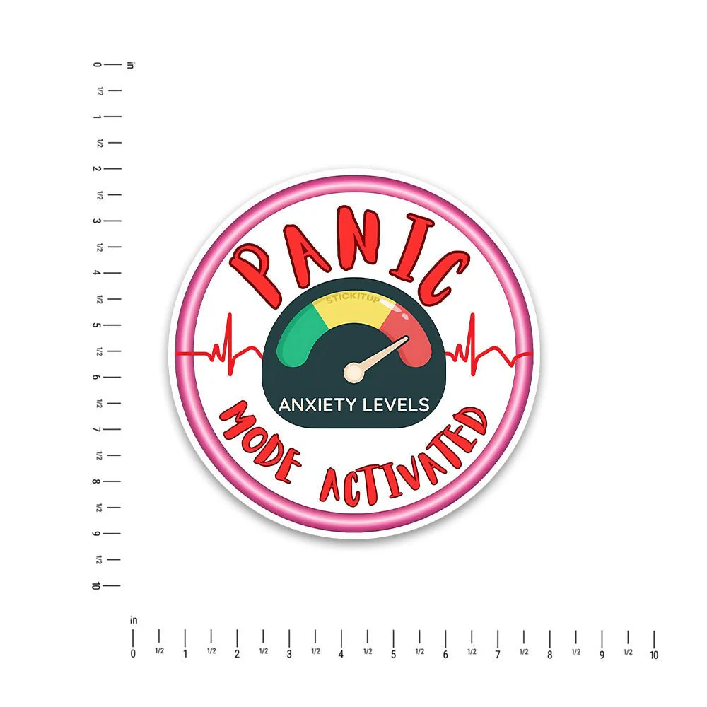 PANIC Bumper Sticker - Image 4