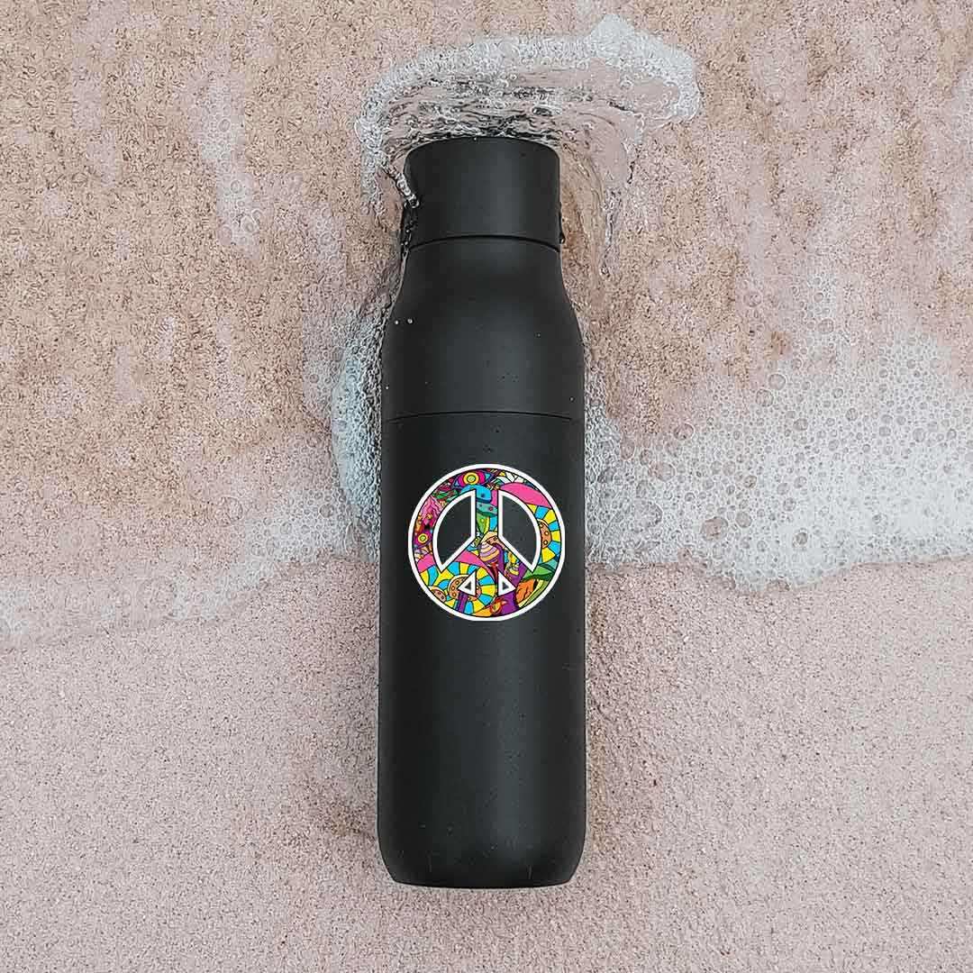 Peace Graffiti sticker - Image 3