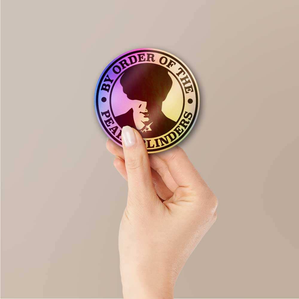 Peaky Blinder Holographic Sticker - Image 2