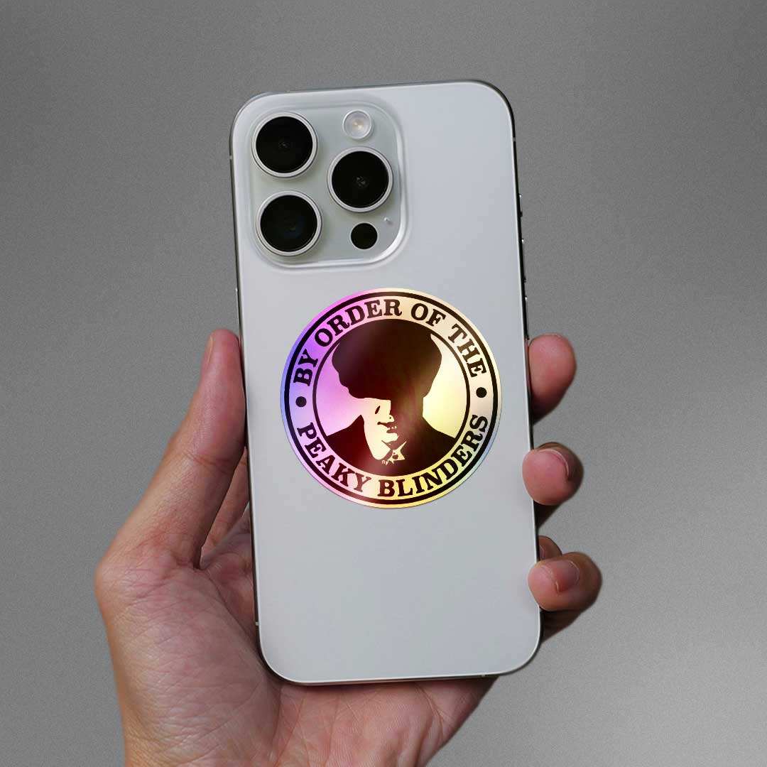 Peaky Blinder Holographic Sticker - Image 4