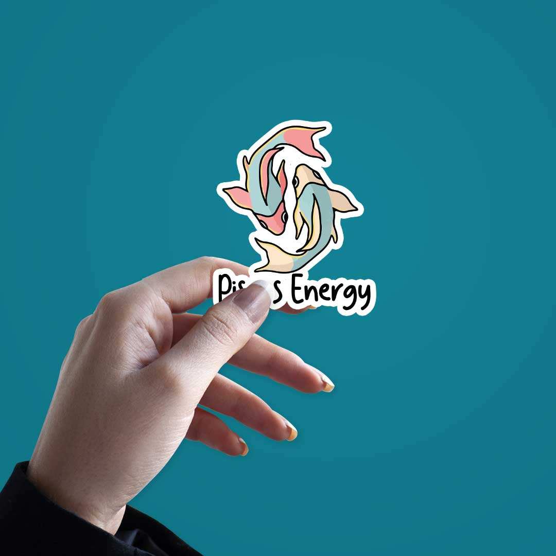 Pisces Energy Sticker - Image 3