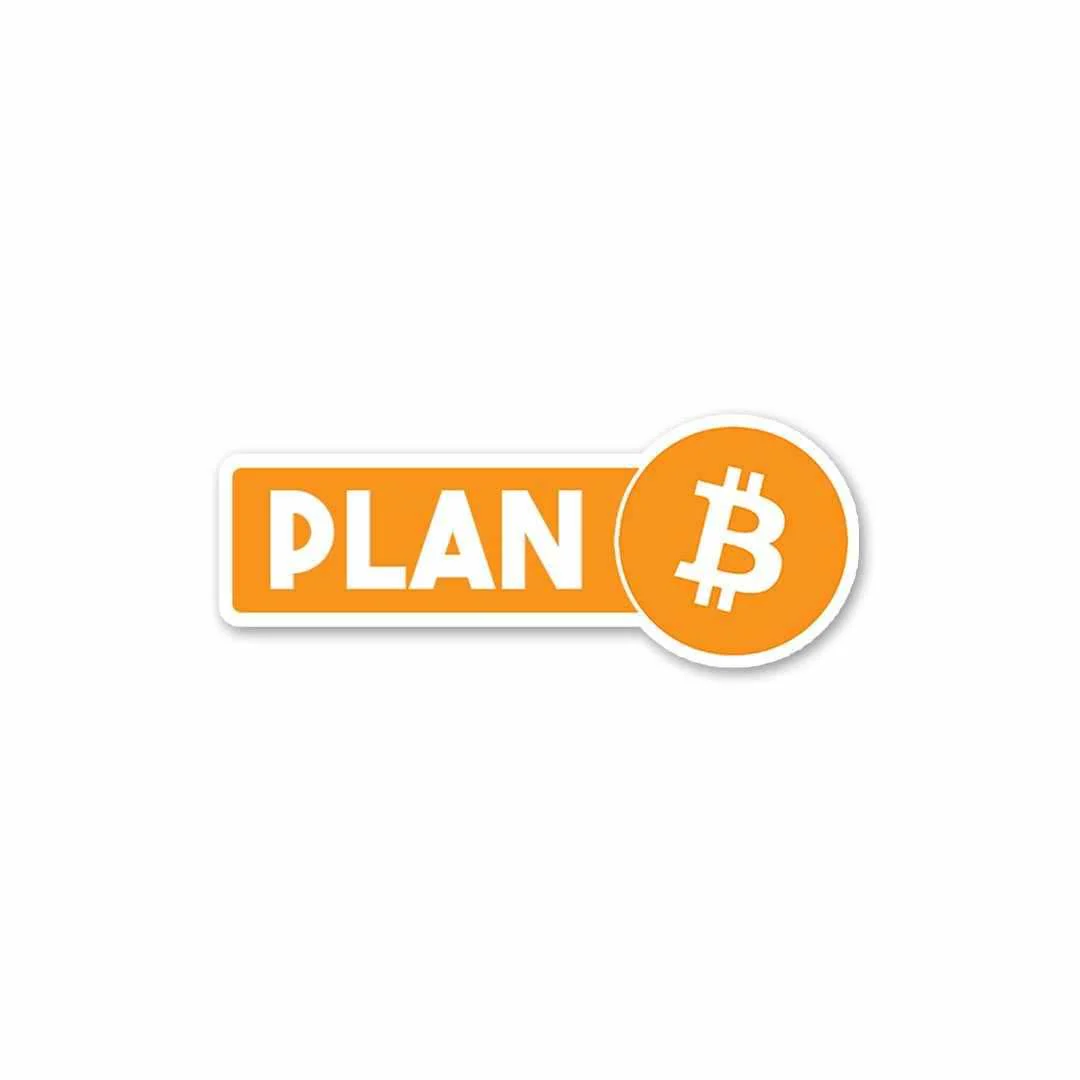 Plan[B]itcoin Sticker