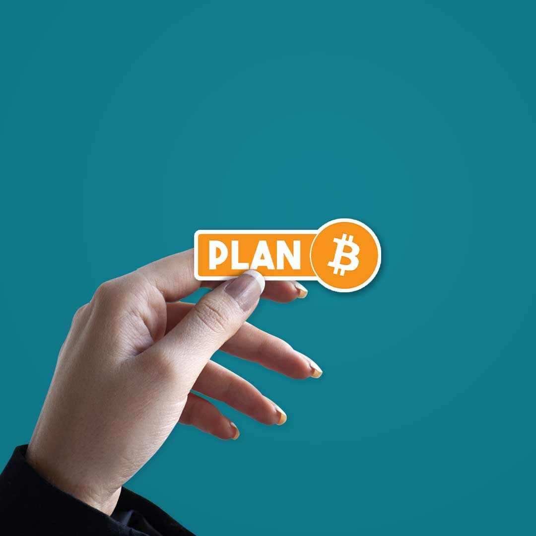 Plan[B]itcoin Sticker - Image 2