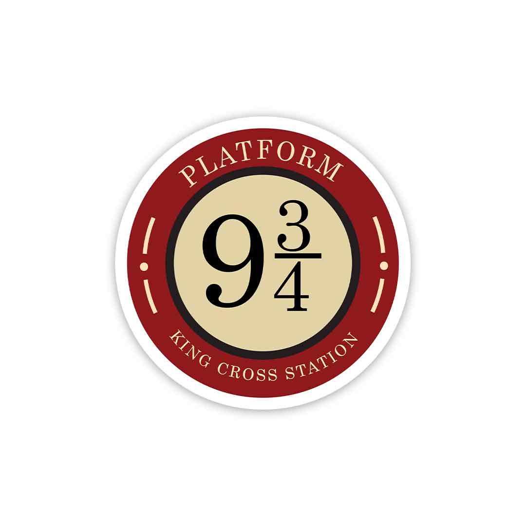 Platform Nine and Three-Quarters Sticker