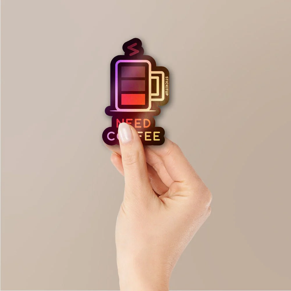 Power Holographic Holographic Stickers - Image 2