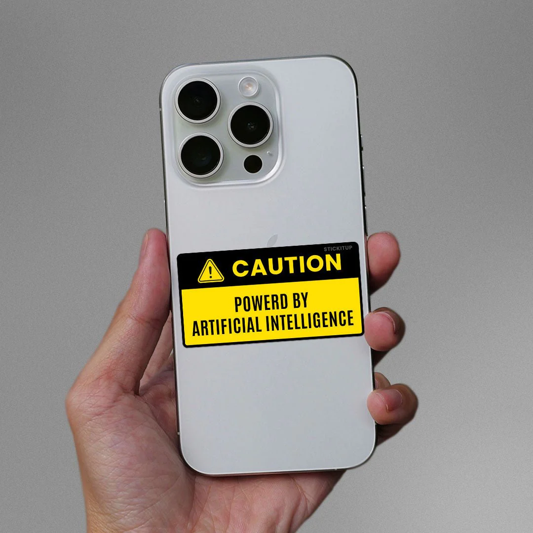 Powered By Artificial Sticker - Image 3