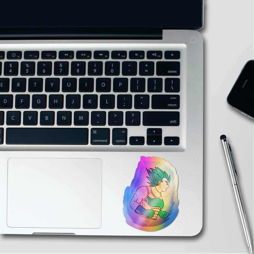 Prince saiyan Holographic Stickers - Image 3