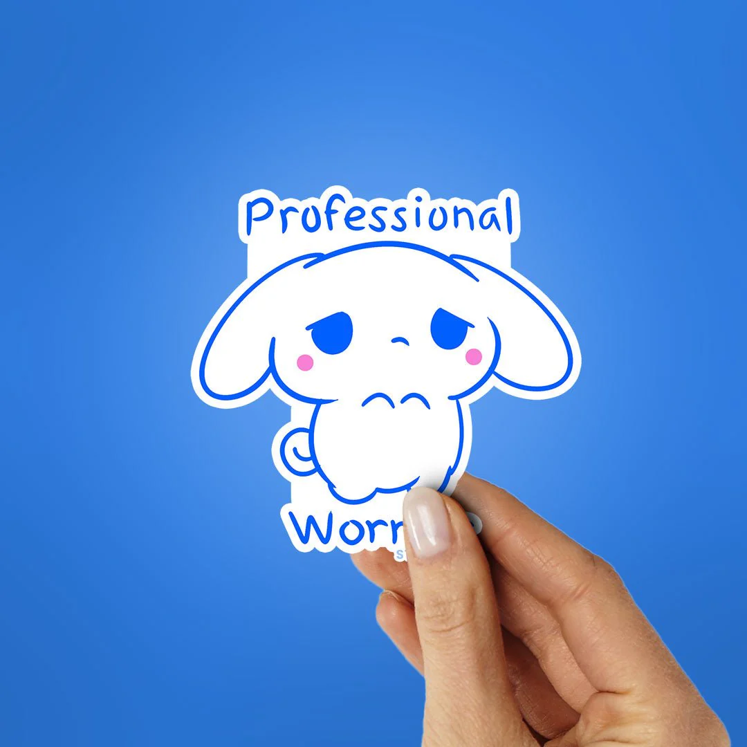 Professional Worrier Sticker - Image 2