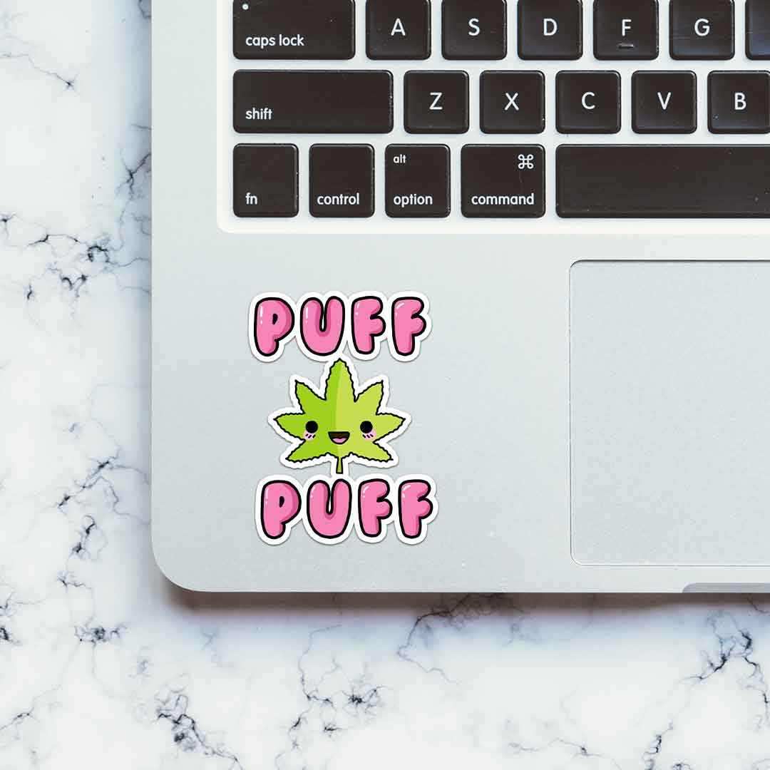 Puff Puff Weed-Weed Sticker - Image 5
