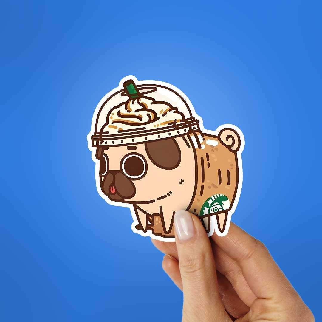 Pugbugs Sticker - Image 2