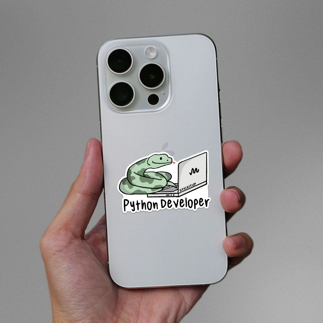 Python Developer Sticker - Image 3