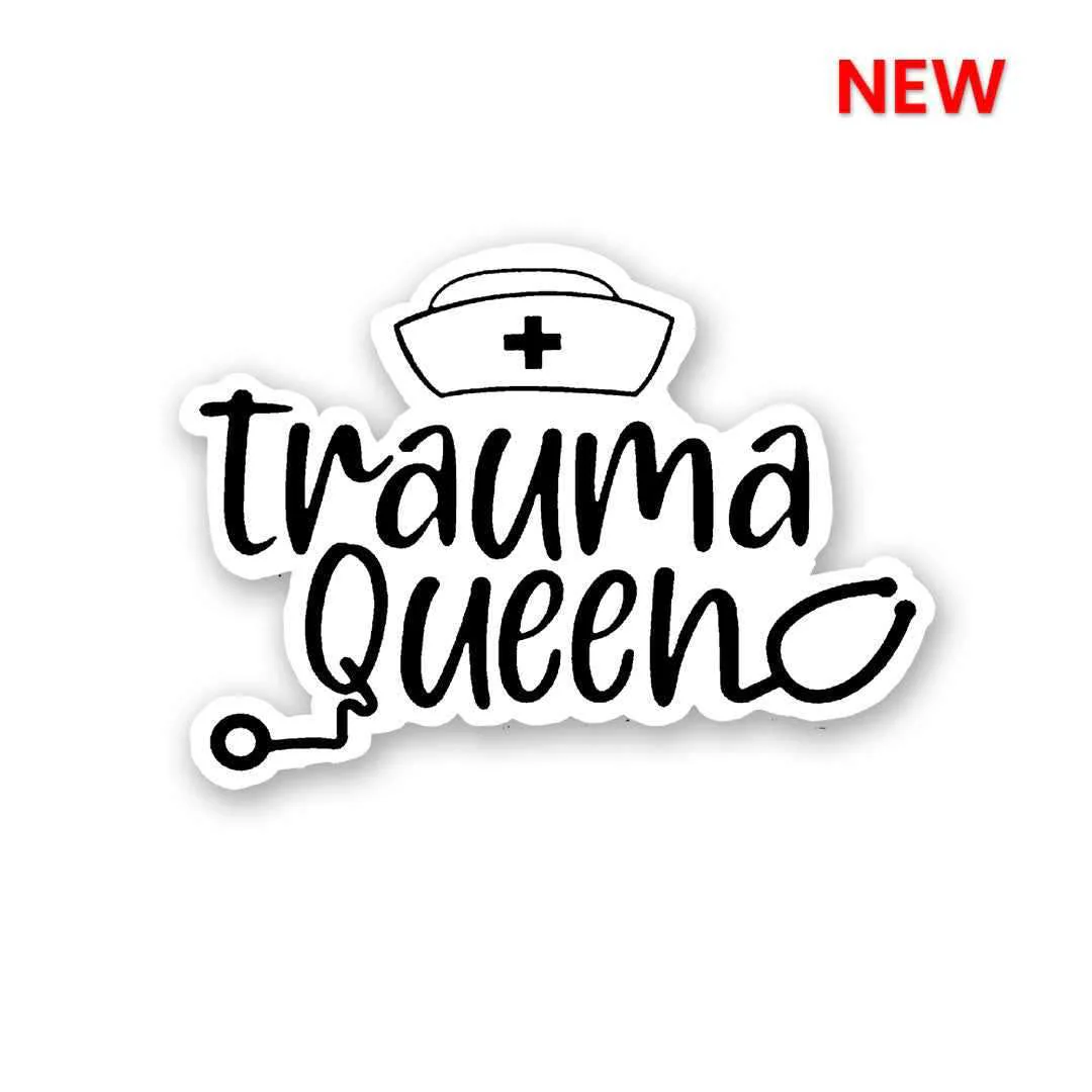 Trauma Queen Sticker