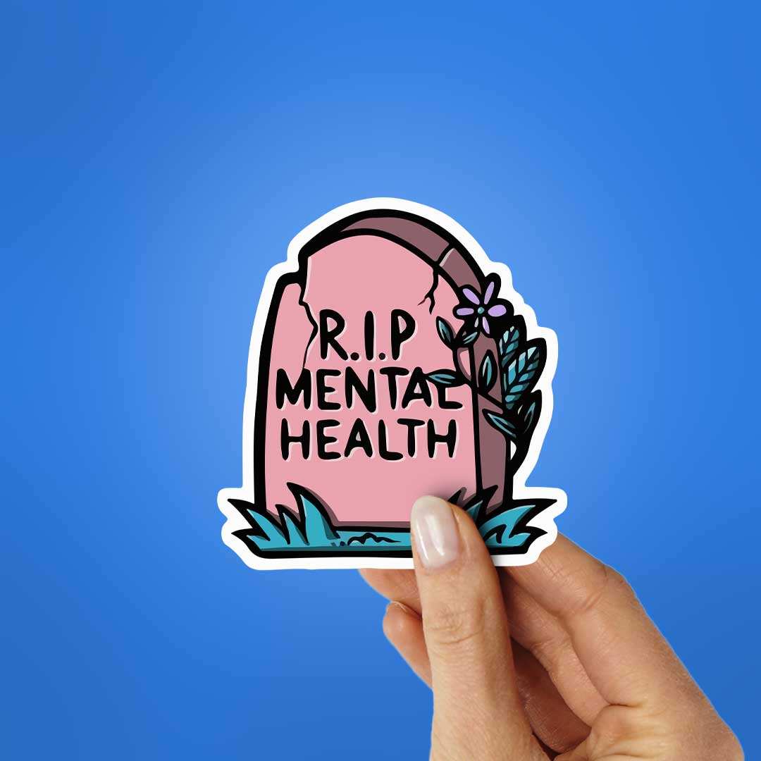 R.I.P Mental Health Sticker - Image 2