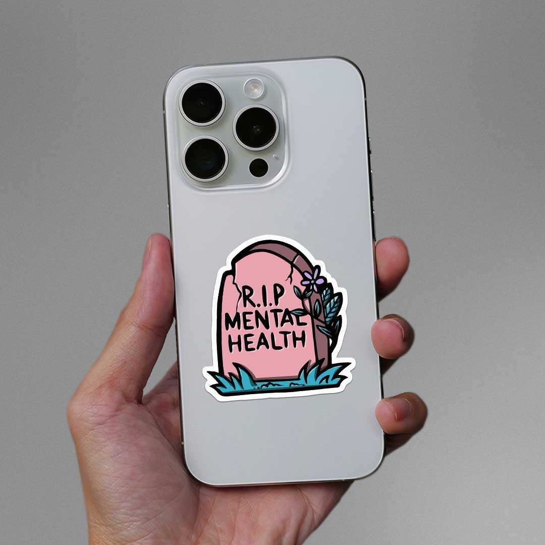 R.I.P Mental Health Sticker - Image 3