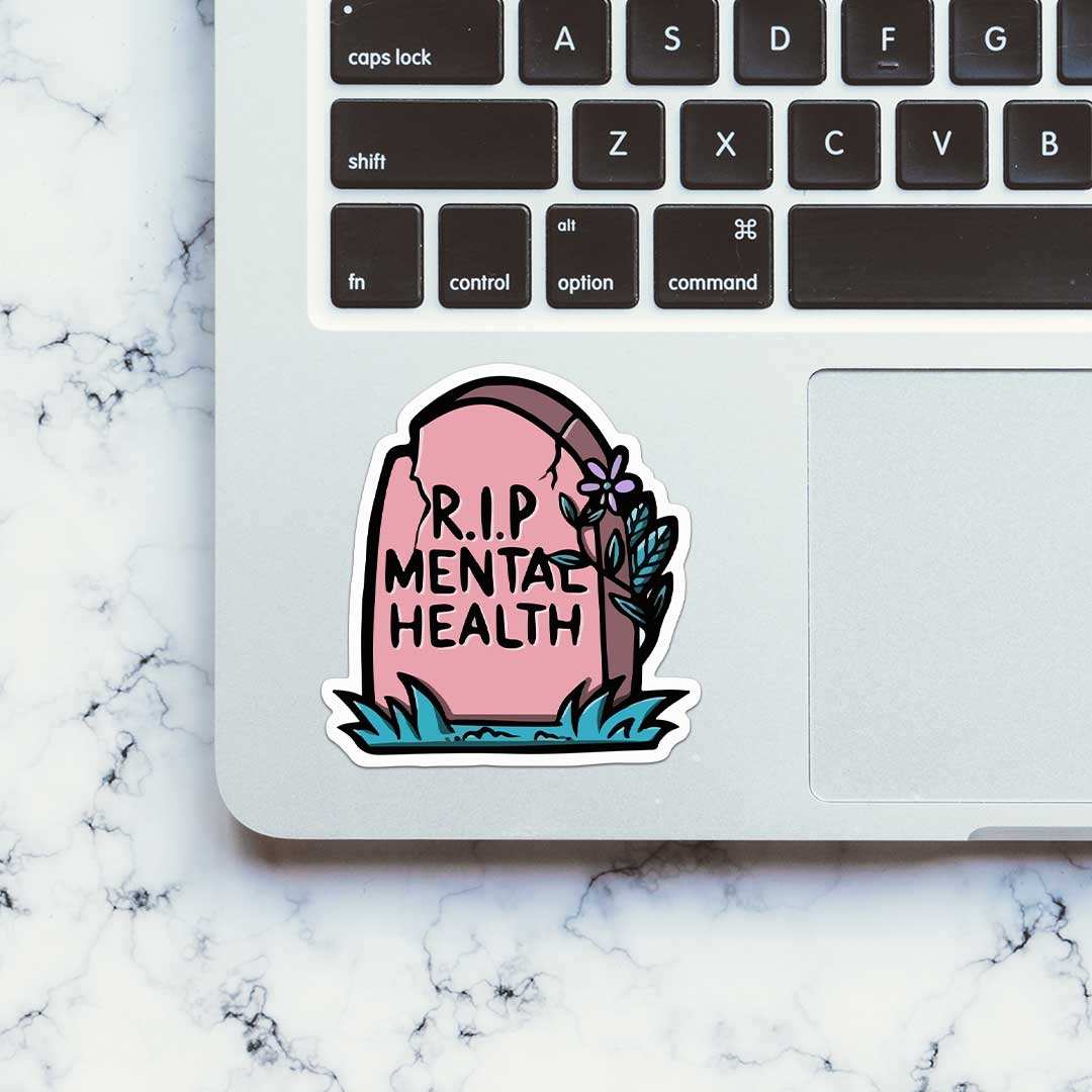R.I.P Mental Health Sticker - Image 4
