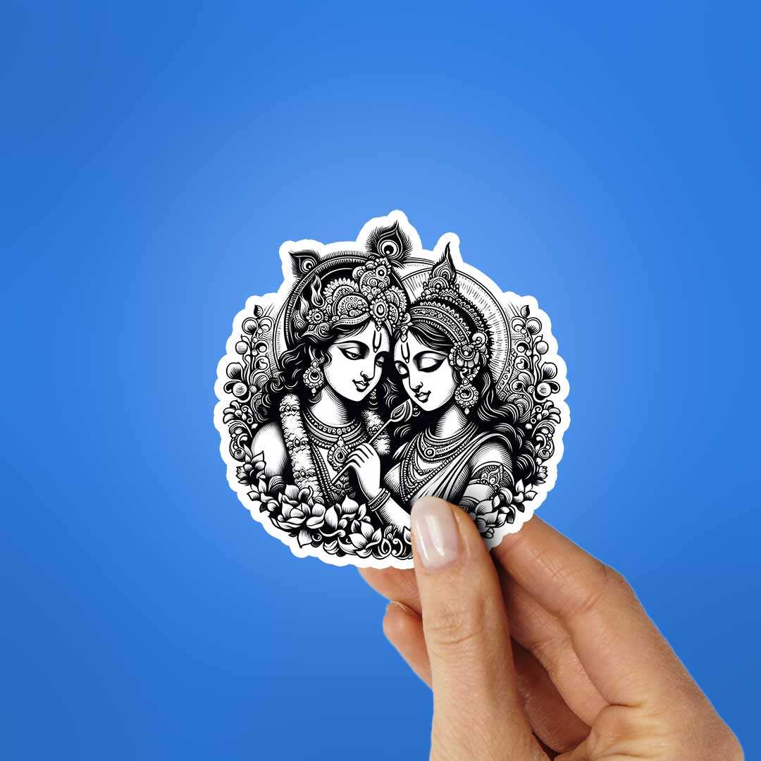 Radha Krishna 0.1 Sticker - Image 2