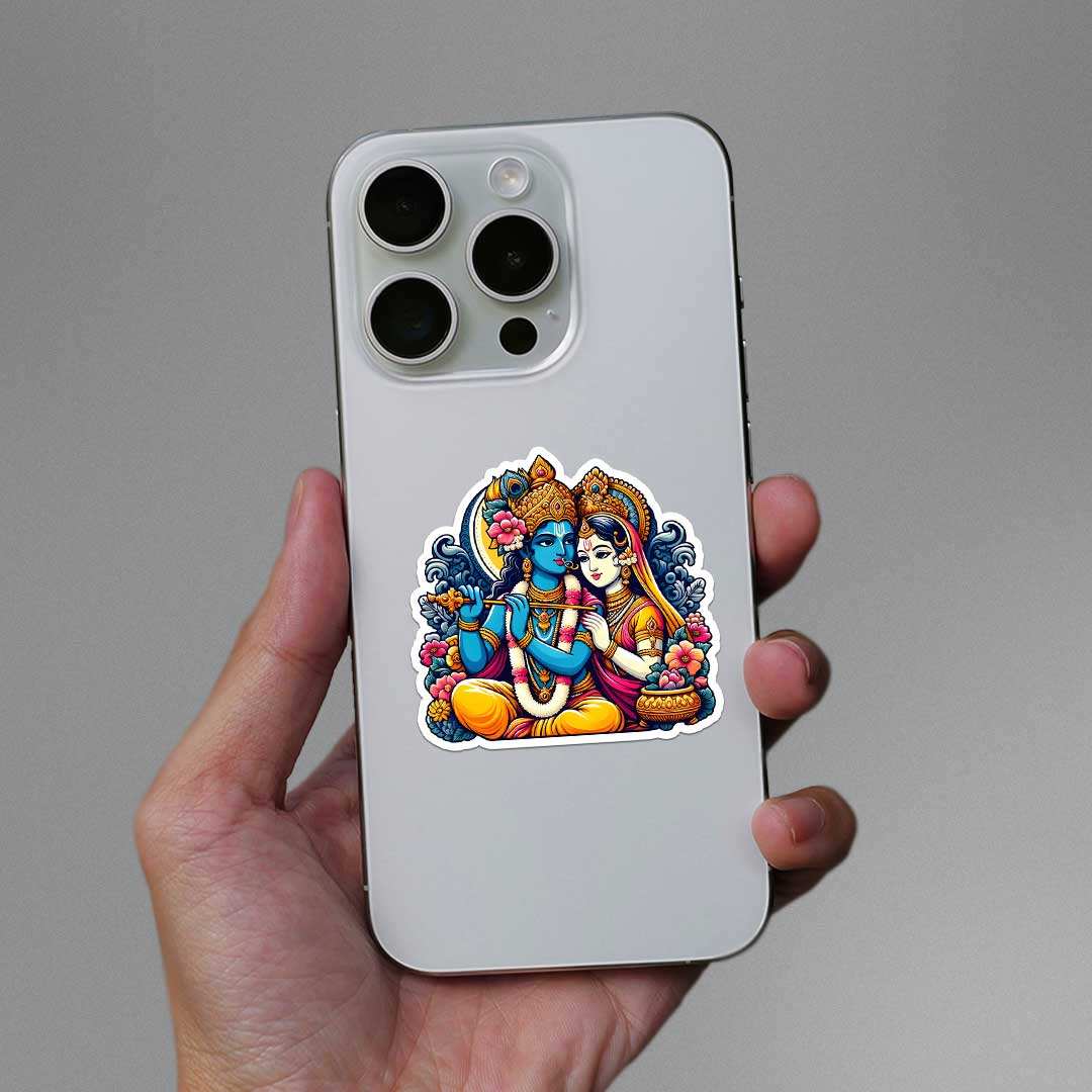 Radha Krishna Sticker - Image 3
