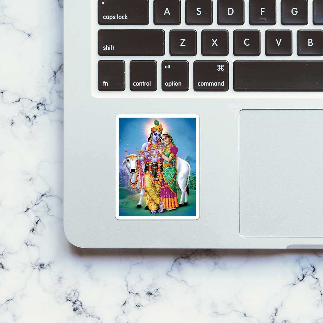 Radha Krishna Sticker - Image 5