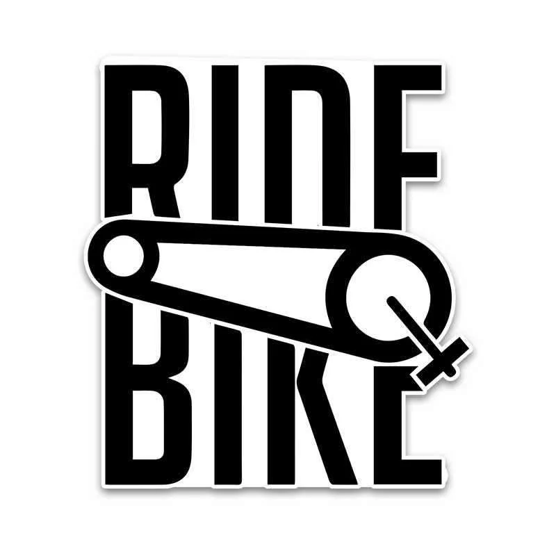 Ride Bike Bumper Sticker - Image 2