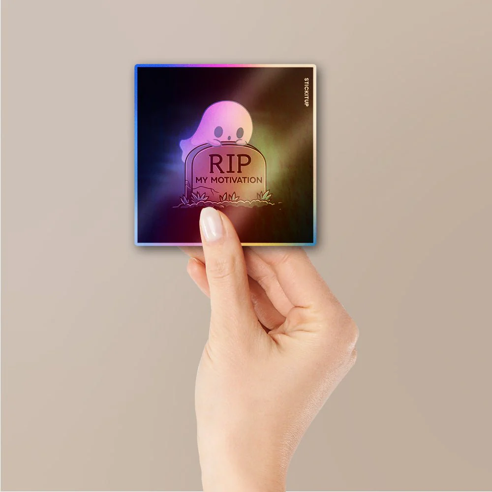 Rip Motivation Sticker Holographic Stickers - Image 2