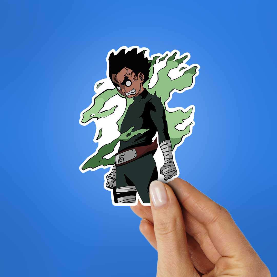 Rock Lee 8 Gates Sticker - Image 2