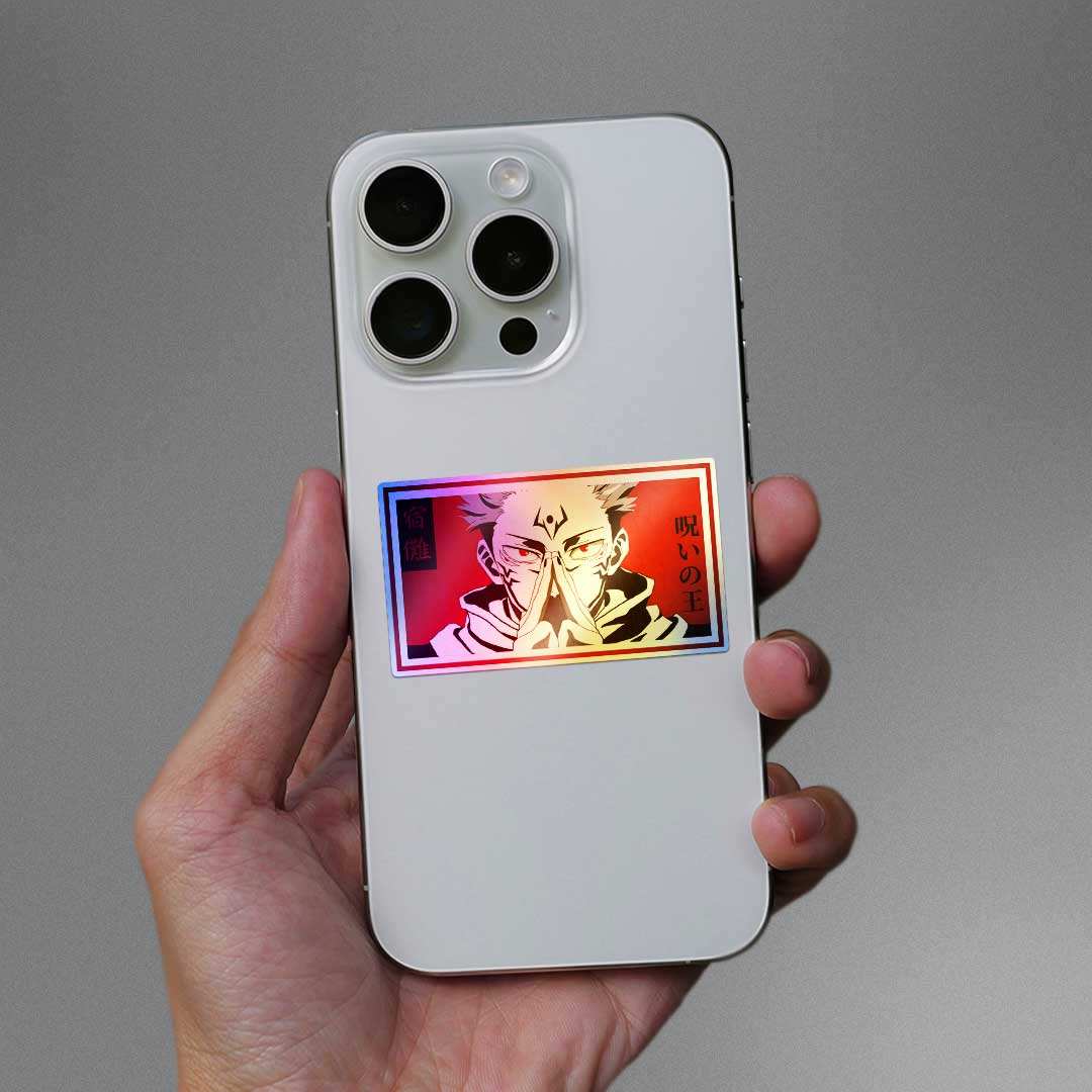 Ryomen Sukuna Holographic Sticker - Image 4