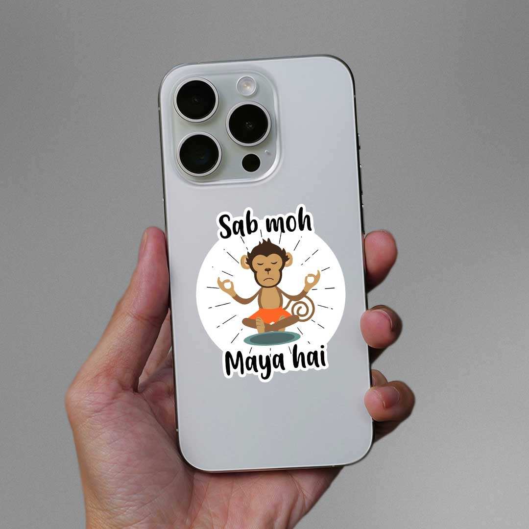 Sab Moh Maya Hai Sticker - Image 3