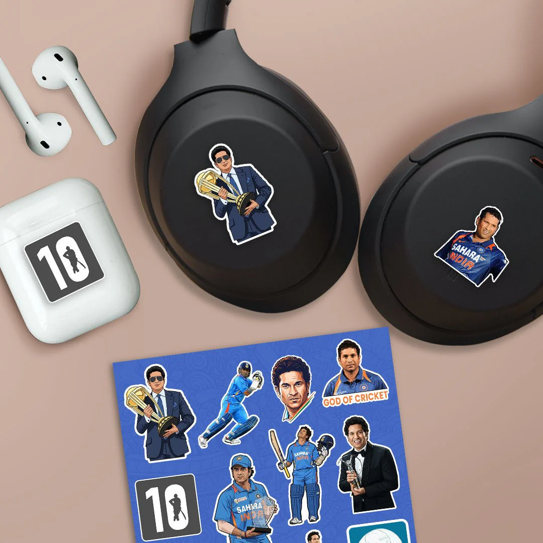 Sachin Tendulkar Sticker Sheet - Image 4