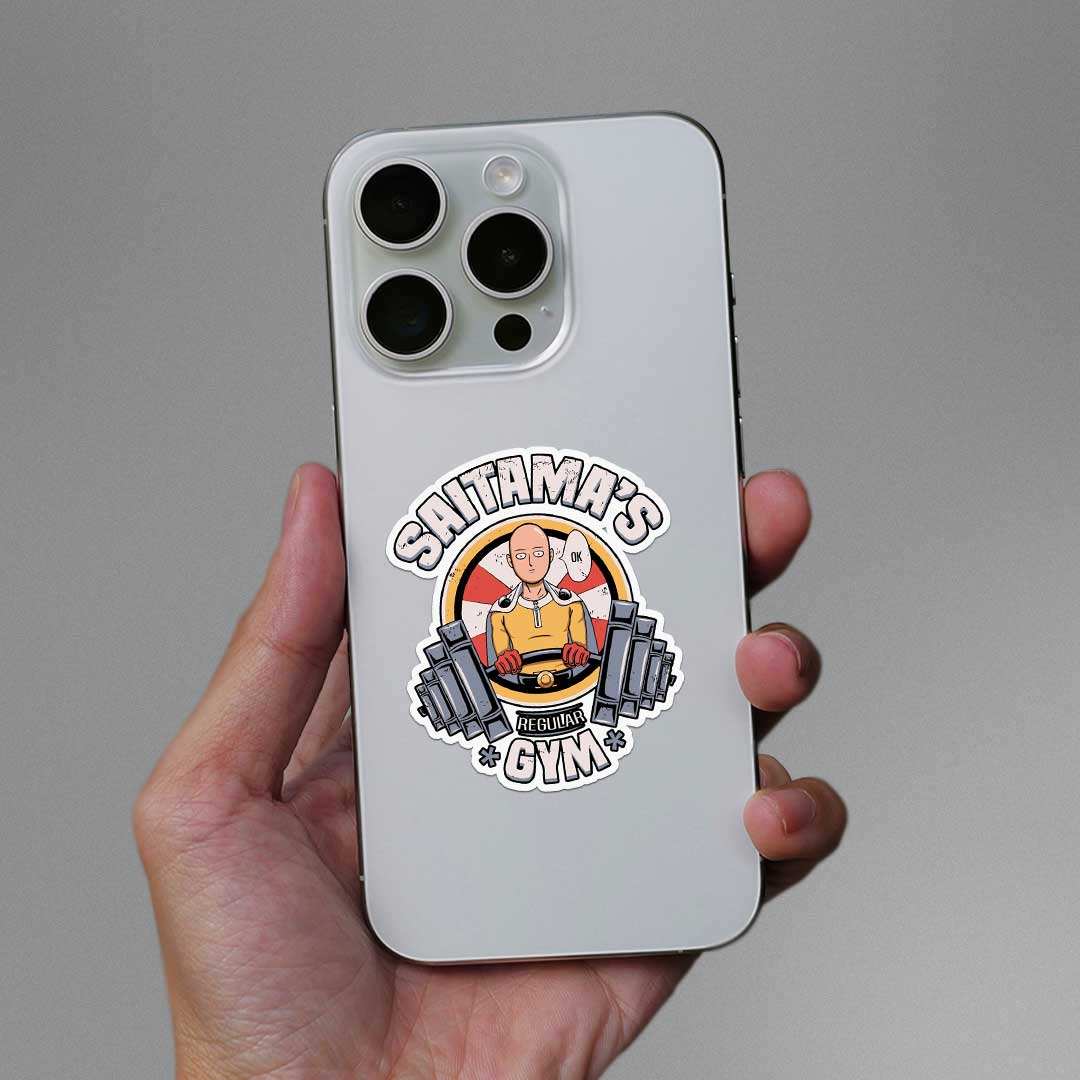 Saitama's Gym Sticker - Image 3