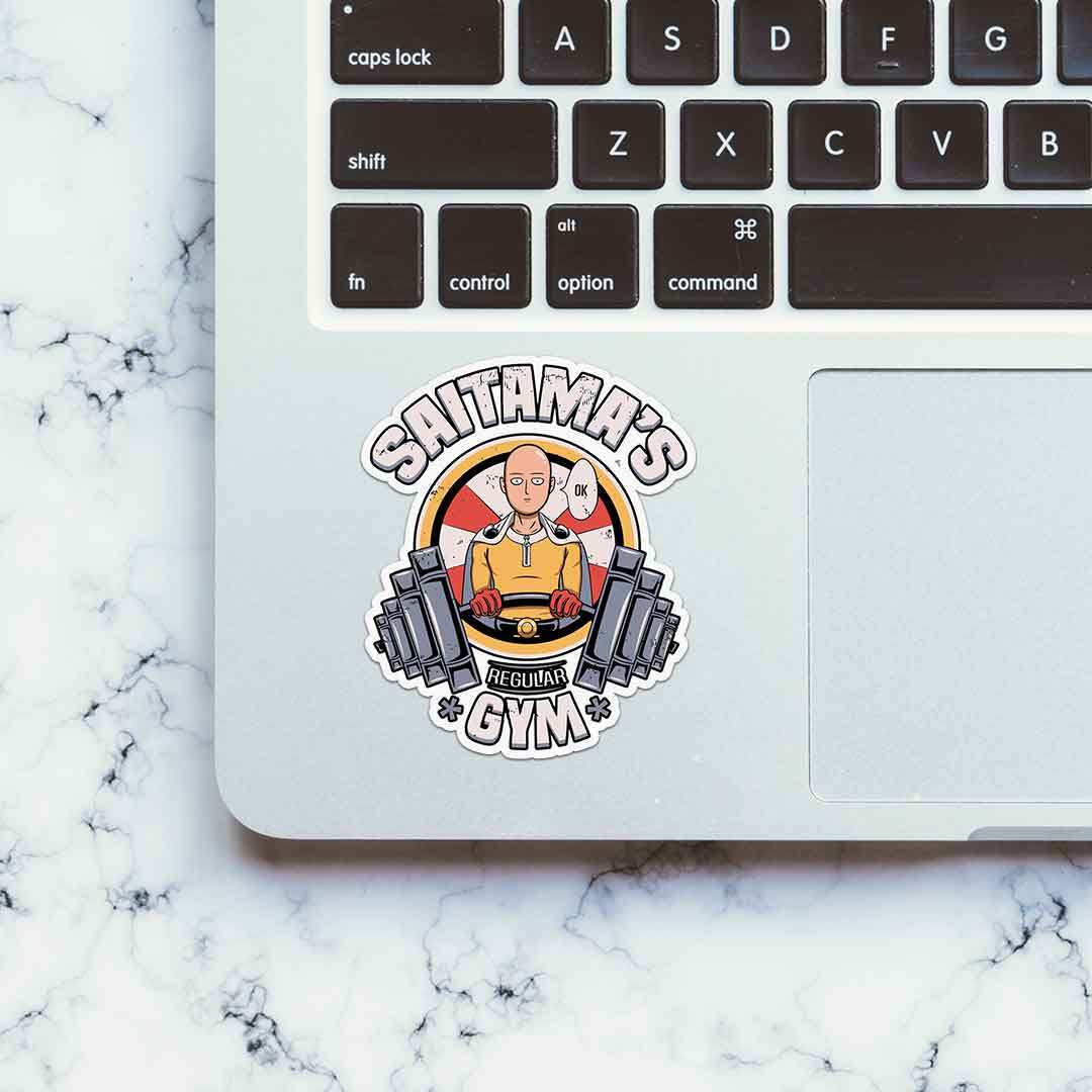 Saitama's Gym Sticker - Image 4