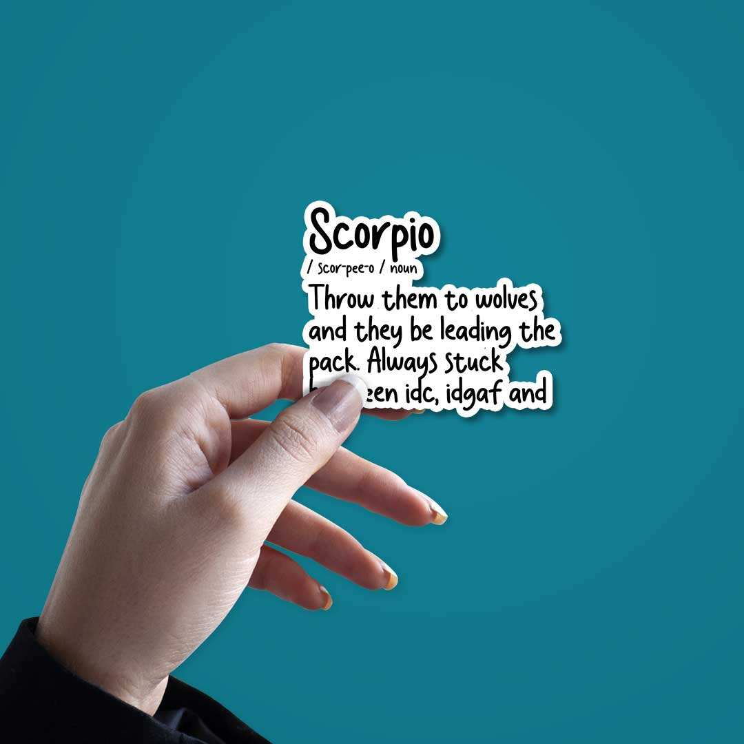 Scorpio Sticker - Image 3
