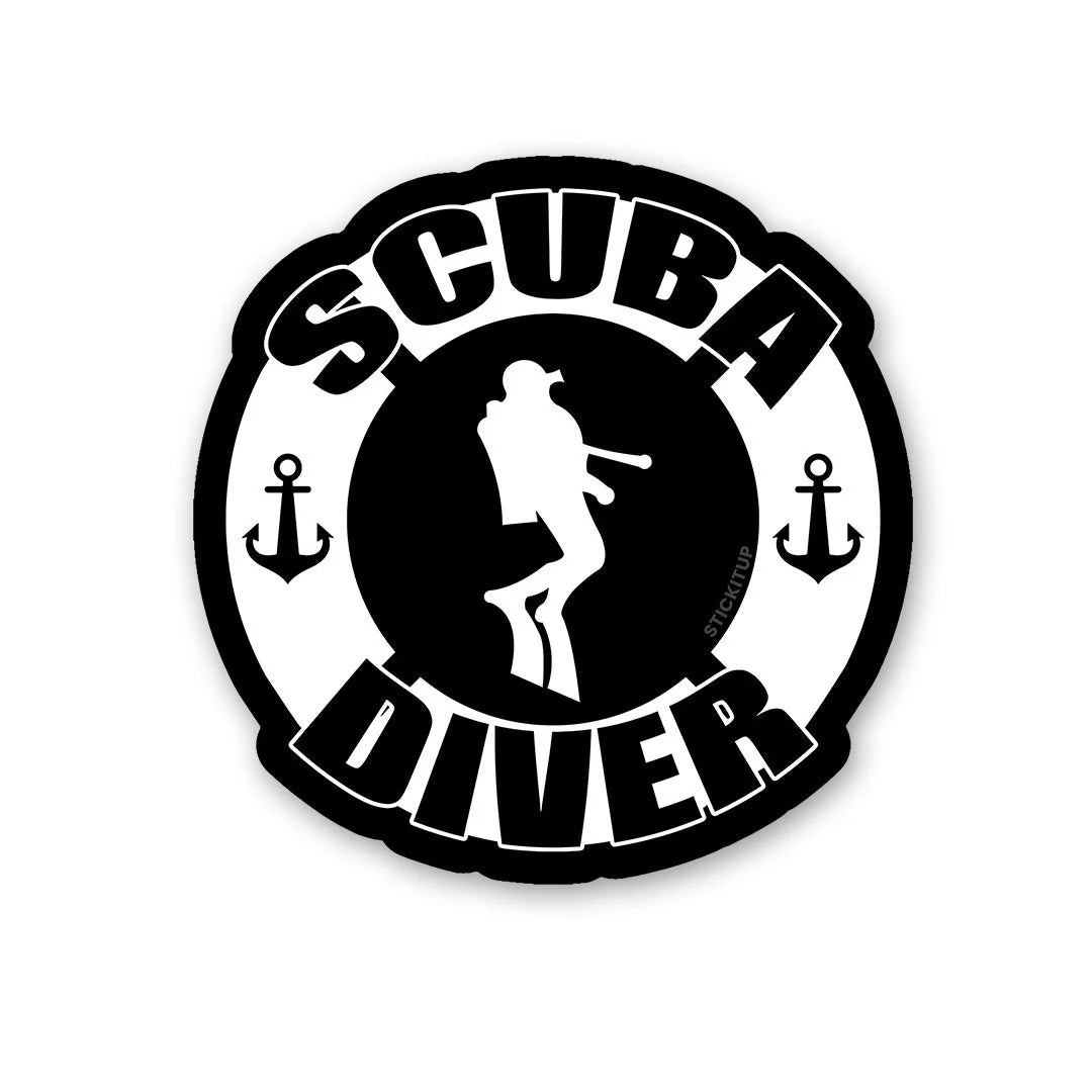 Scuba Diver Sticker