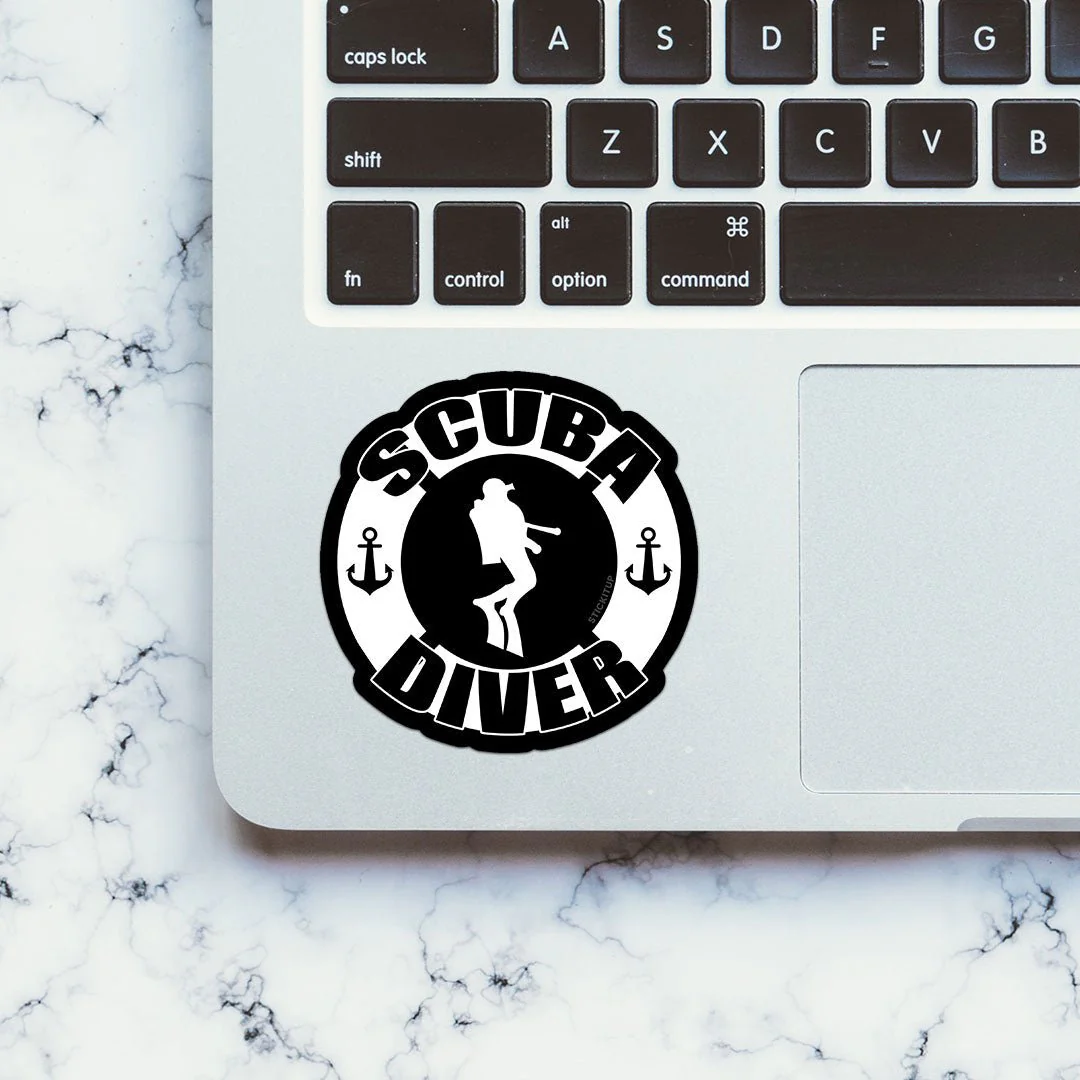 Scuba Diver Sticker - Image 4