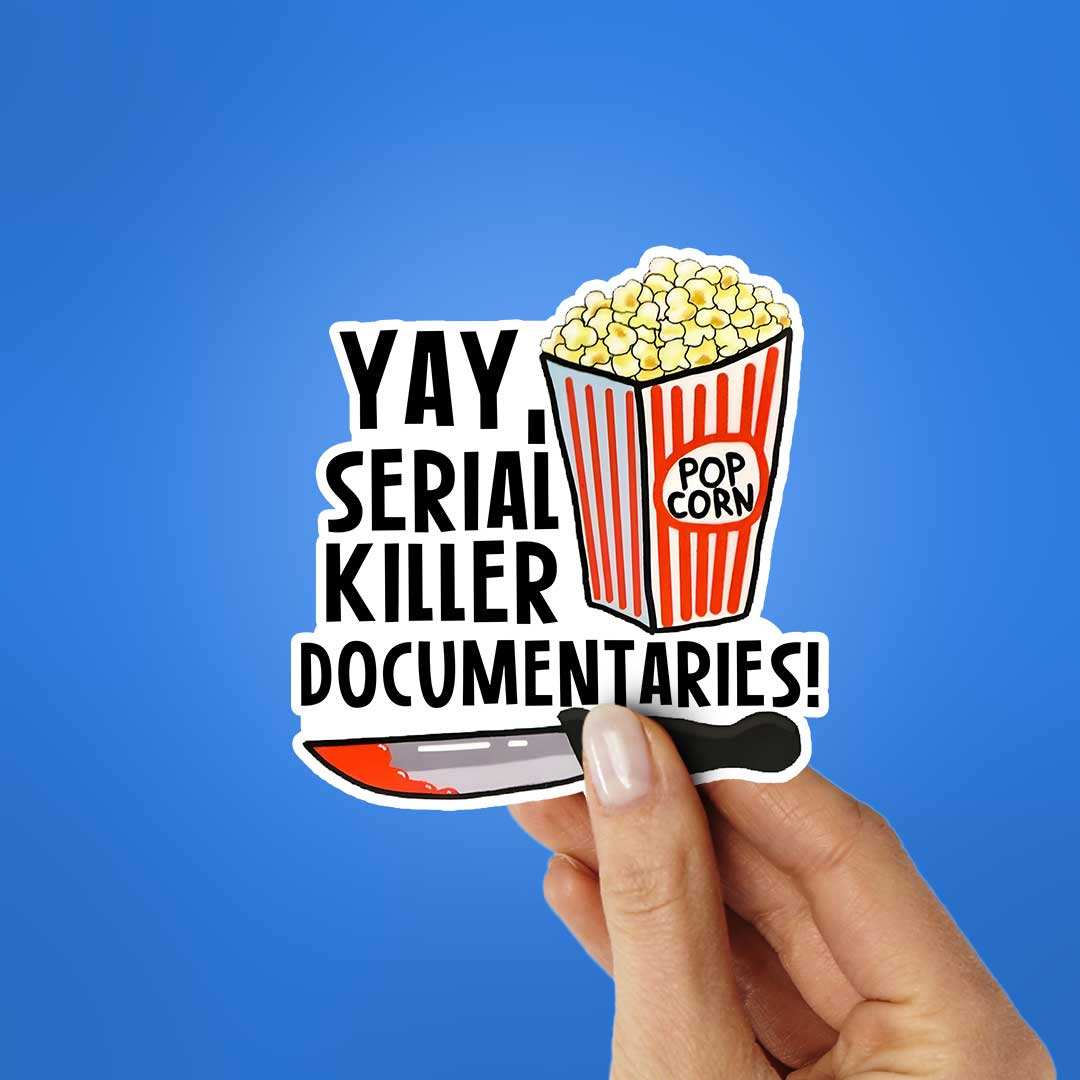 Serial Killer Documentaries Sticker - Image 2