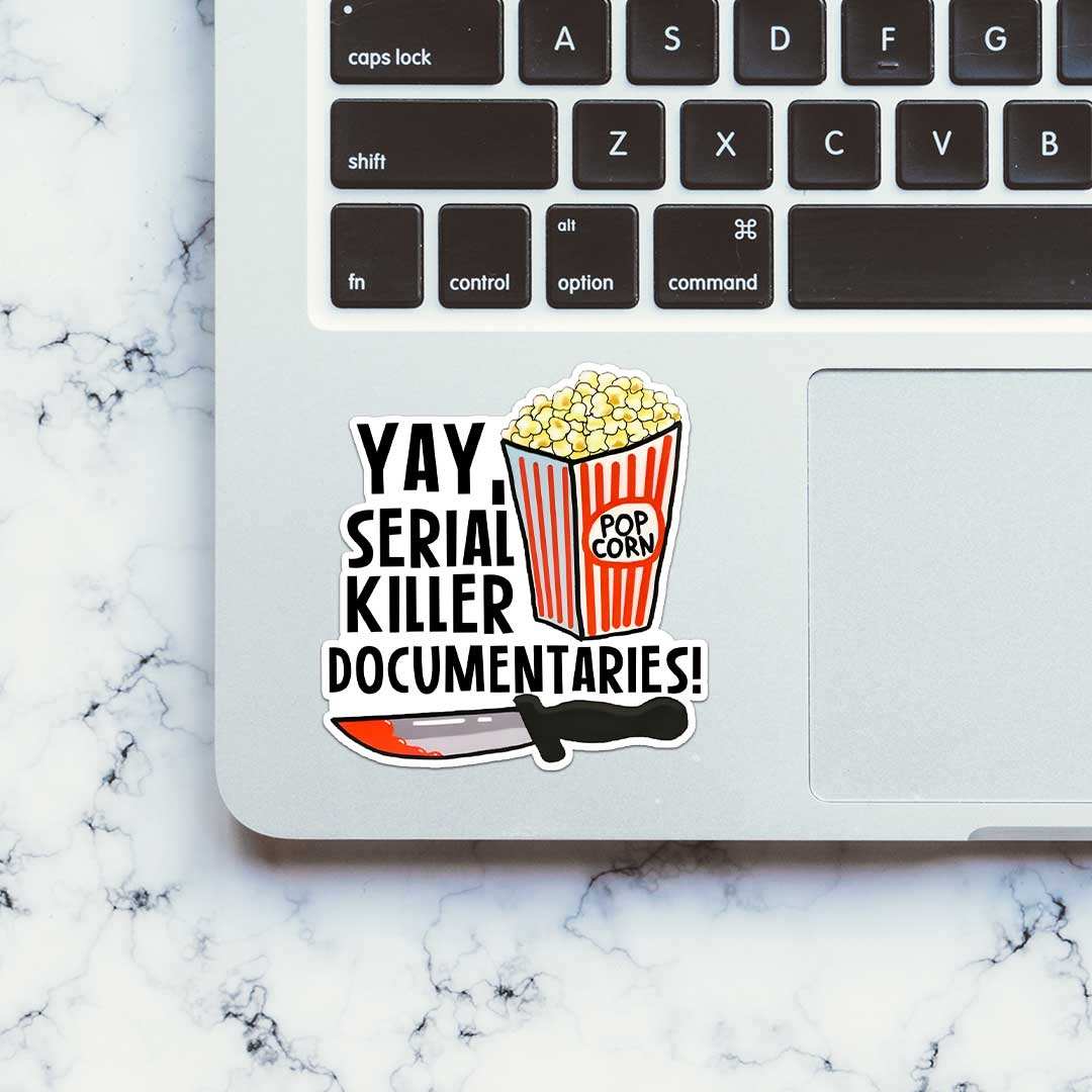 Serial Killer Documentaries Sticker - Image 4