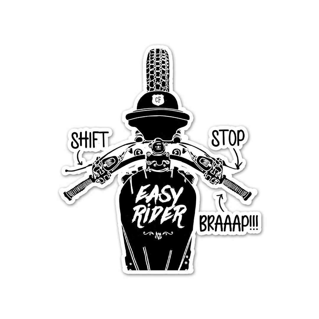 Shift Stop Braapppp Sticker - Image 2