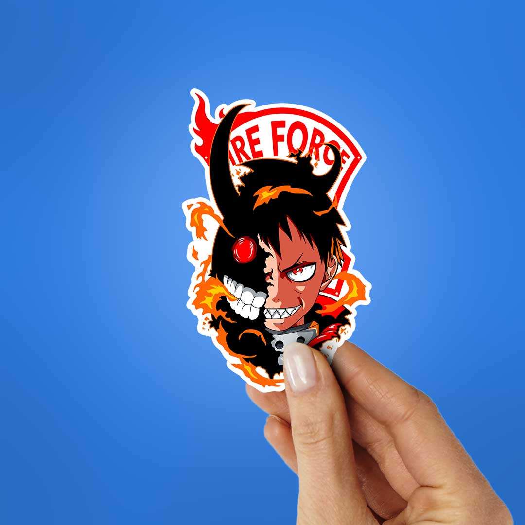 Shinra Fire Force Sticker - Image 2