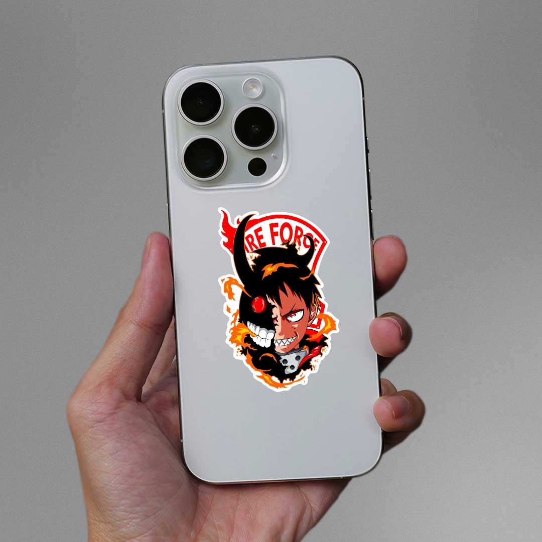 Shinra Fire Force Sticker - Image 3
